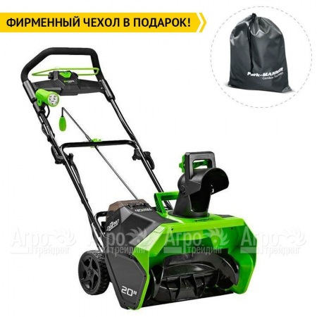 Снегоуборщик аккумуляторный GreenWorks GD40STK5 5 Ач в Костроме