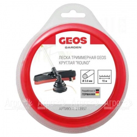 Леска триммерная круглая GEOS by Al-Ko Round 3 мм, 15 м в блистере в Костроме