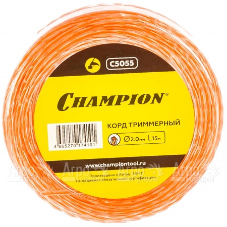 Корд триммерный Champion Square Twist Duo 2.0мм, 15м (витой квадрат)  в Костроме