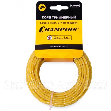 Корд триммерный Champion Square Twist 3.0мм, 15м (витой квадрат)  в Костроме