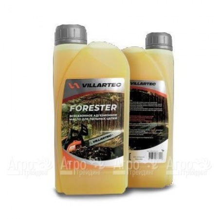 Всесезонное адгезионное масло Villartec Forester 1 л для пильных цепей в Костроме