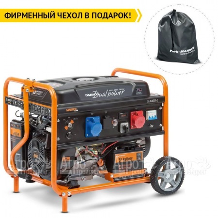 Бензогенератор Daewoo GDA 8500 DPE-3 DUAL POWER 220-380 7 кВт в Костроме