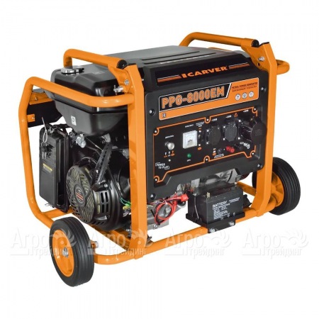 Бензогенератор Carver PPG-8000ЕM 6 кВт в Костроме