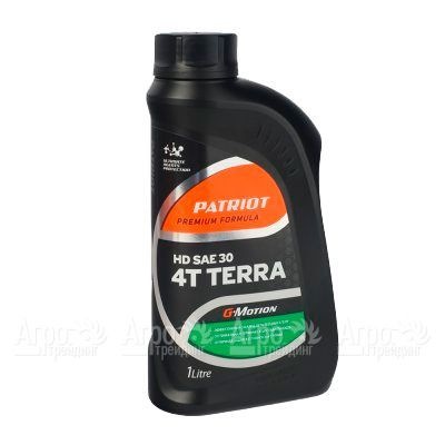 Масло минеральное Patriot G-Motion HD SAE 30 4Т Terra 1 л для 4-х тактных двигателей в Костроме