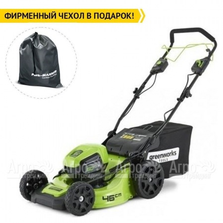 Газонокосилка аккумуляторная GreenWorks GD60LM46SPK4  в Костроме