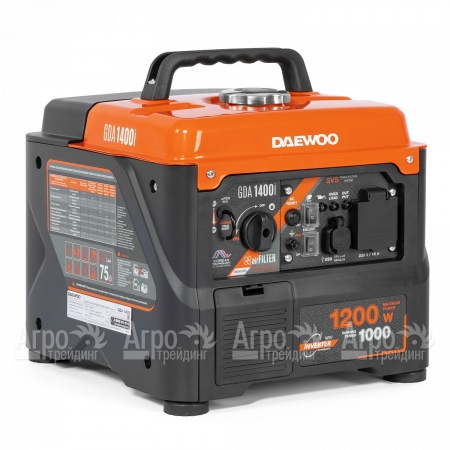 Инверторный бензогенератор Daewoo GDA 1400 i 1 кВт в Костроме
