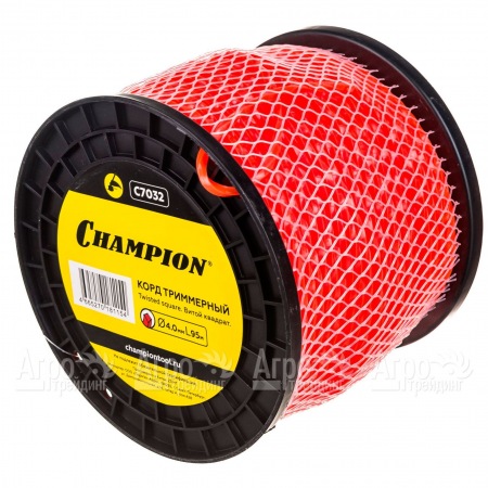 Корд триммерный Champion Twisted Square 4.0мм, 95м (витой квадрат)+нож  в Костроме