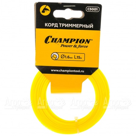 Корд триммерный Champion Round 1.6мм, 15м (круглый) в Костроме