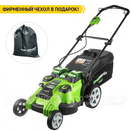 Газонокосилка аккумуляторная GreenWorks G40LM49DBK6  в Костроме