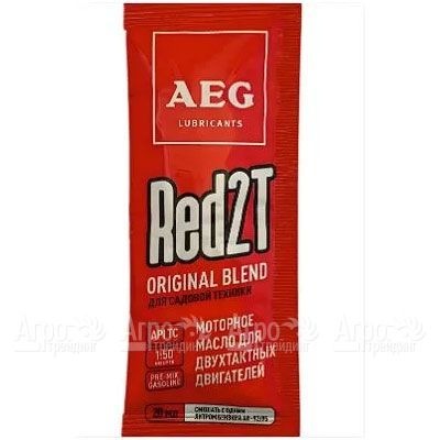 Масло минеральное AEG RED 2T Original blend API TC 20 мл для 2-х тактных двигателей в Костроме