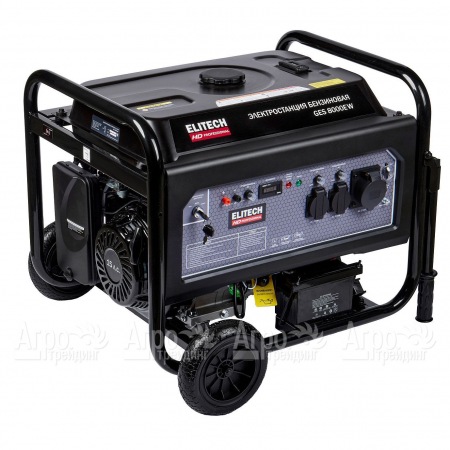 Бензогенератор Elitech GES 8000EW 6 кВт  в Костроме