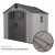 Пластиковый сарай LifeTime WoodLook 8х10 в Костроме