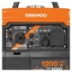 Инверторный бензогенератор Daewoo GDA 1400 i 1 кВт в Костроме