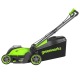 Газонокосилка аккумуляторная GreenWorks GD40LM411 4 Ач в Костроме